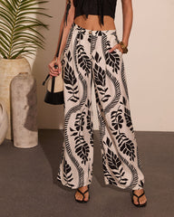 Amalfi Aura Tropical Print Pants
