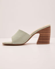 Ameliah Vegan Leather Heel Mules