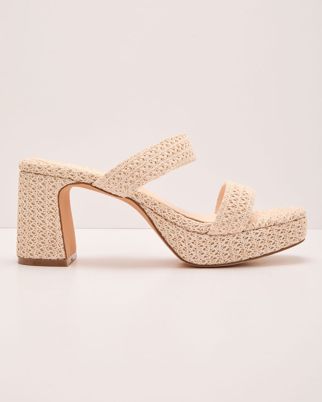 Azarie Raffia Heeled Sandals