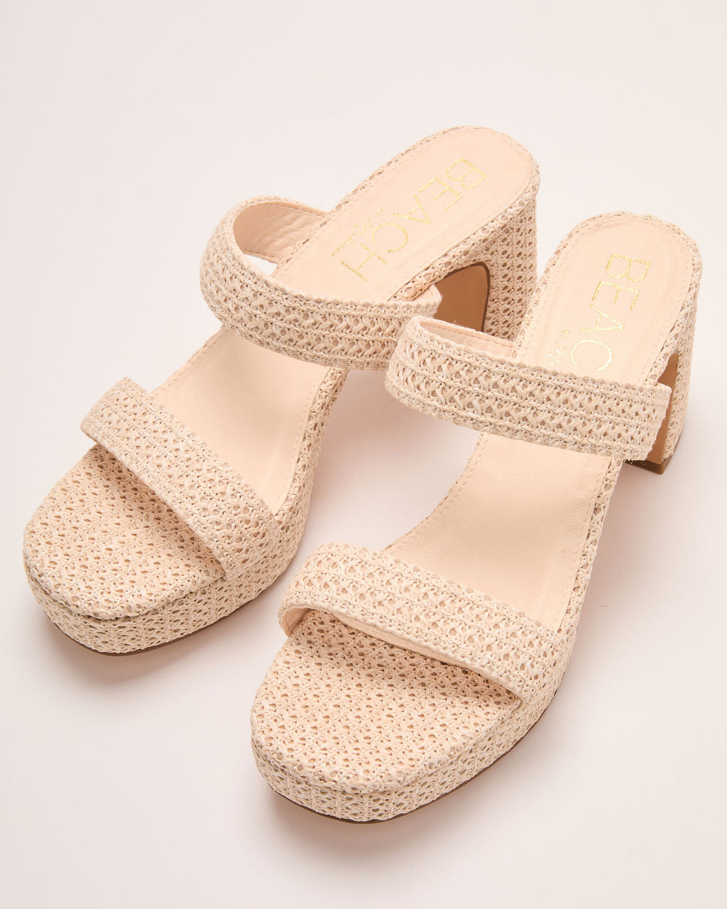Azarie Raffia Heeled Sandals