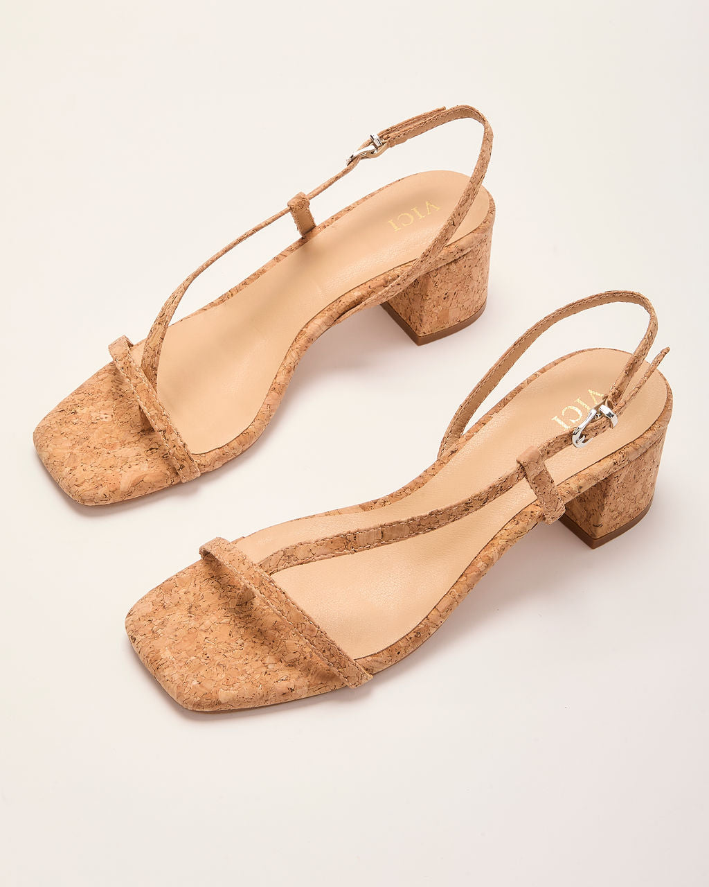Beachside Affair Cork Slingback Heels