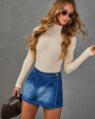 Autumn Capsule Denim Mini Skort