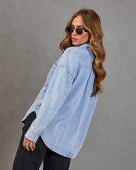 Alvina Collared Chambray Shirt