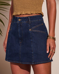 Arrival Lounge Denim Mini Skort