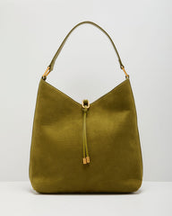 Along the Shore Faux Suede Tote Bag
