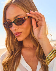 Akarie Tortoise Cat Eye Sunglasses
