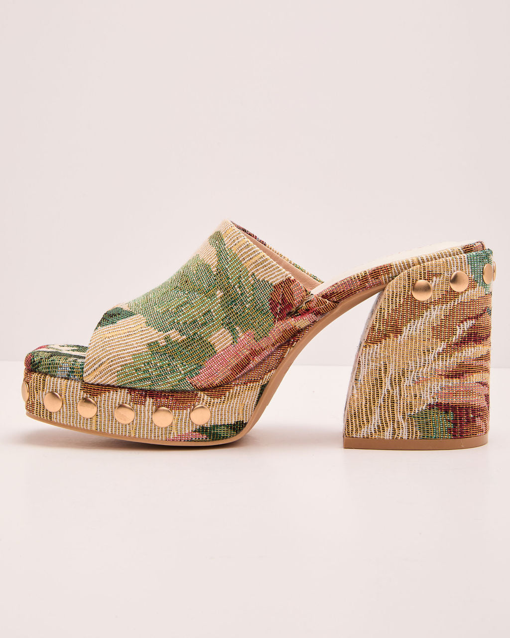 Asha Studded Platform Mule