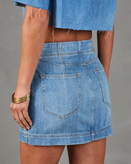 Arianne Zip Up Mini Skirt