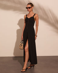 Anthem Avenue Linen Blend Maxi Dress