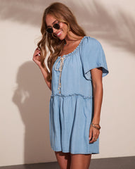 Americana Allure Chambray Romper