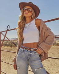 Adelynn Vegan Leather Waist Belt
