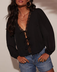 Alonso Lace Trim Top