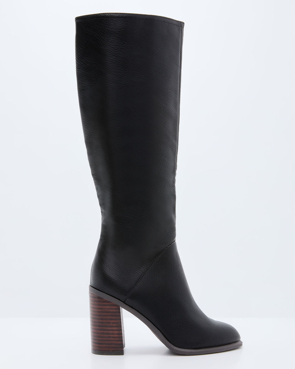 Always Here Block Heel Knee High Boots