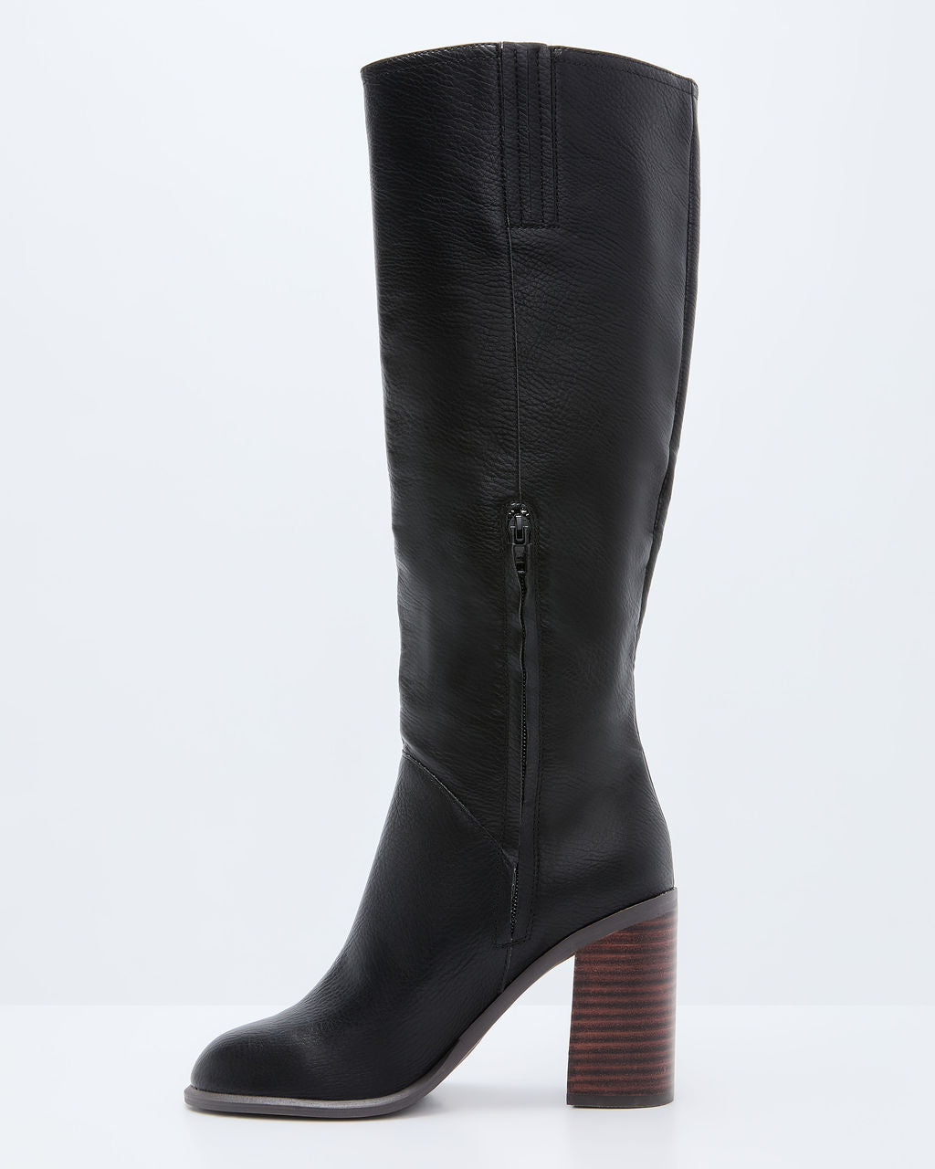 Always Here Block Heel Knee High Boots
