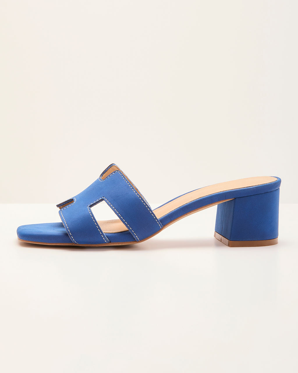 Aziel Vegan Leather H Strap Mules