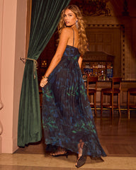 Afterglow Guest Pleated Maxi Dress