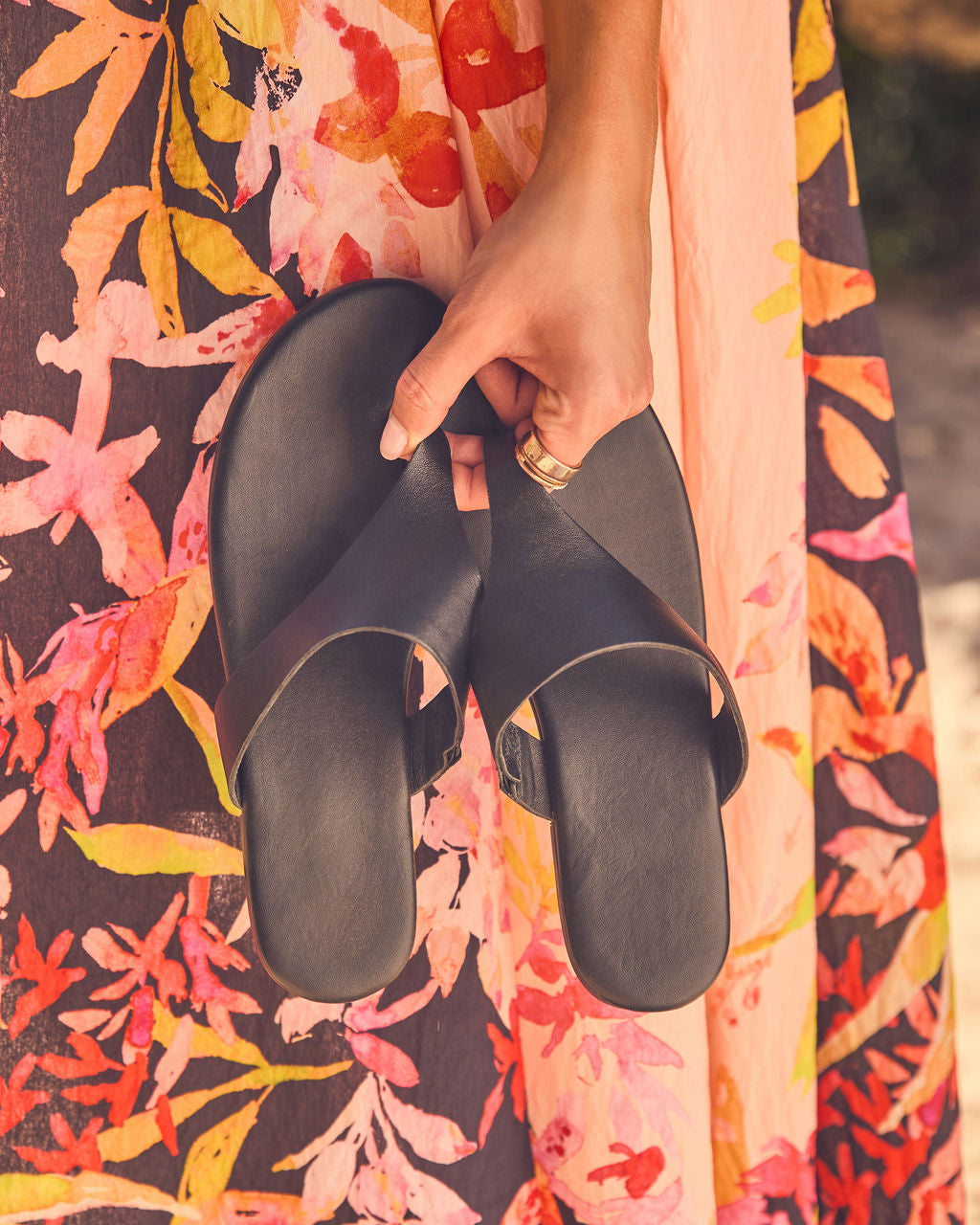 Barefoot Horizon Vegan Leather Flip Flops