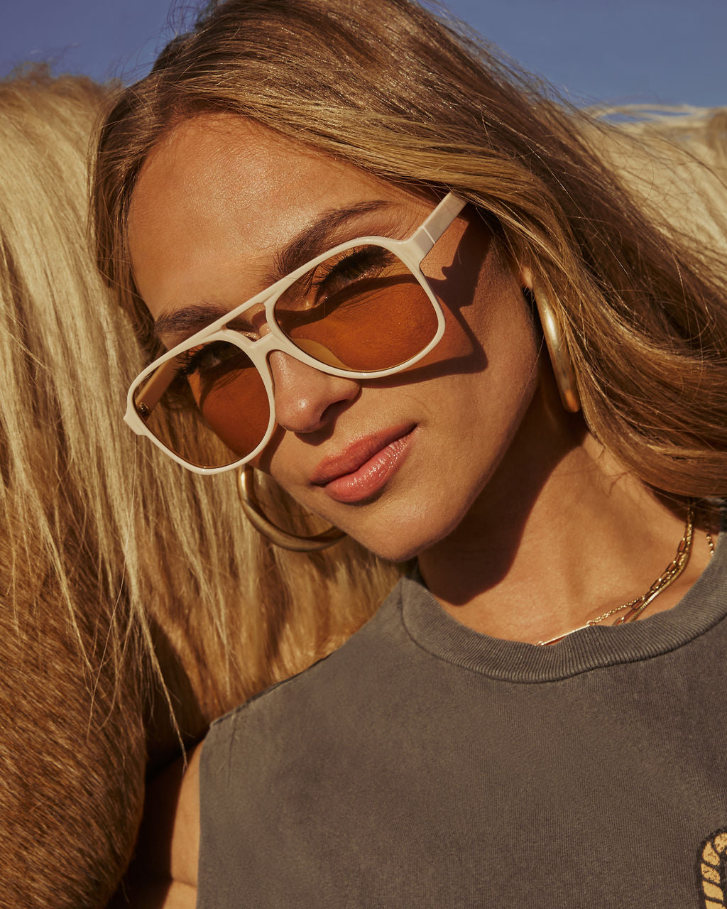 Bellah Classic Aviator Sunglasses