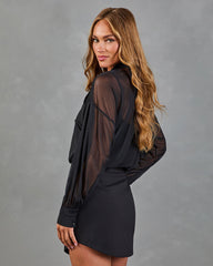 Aylien Mesh Mock Neck Bodysuit