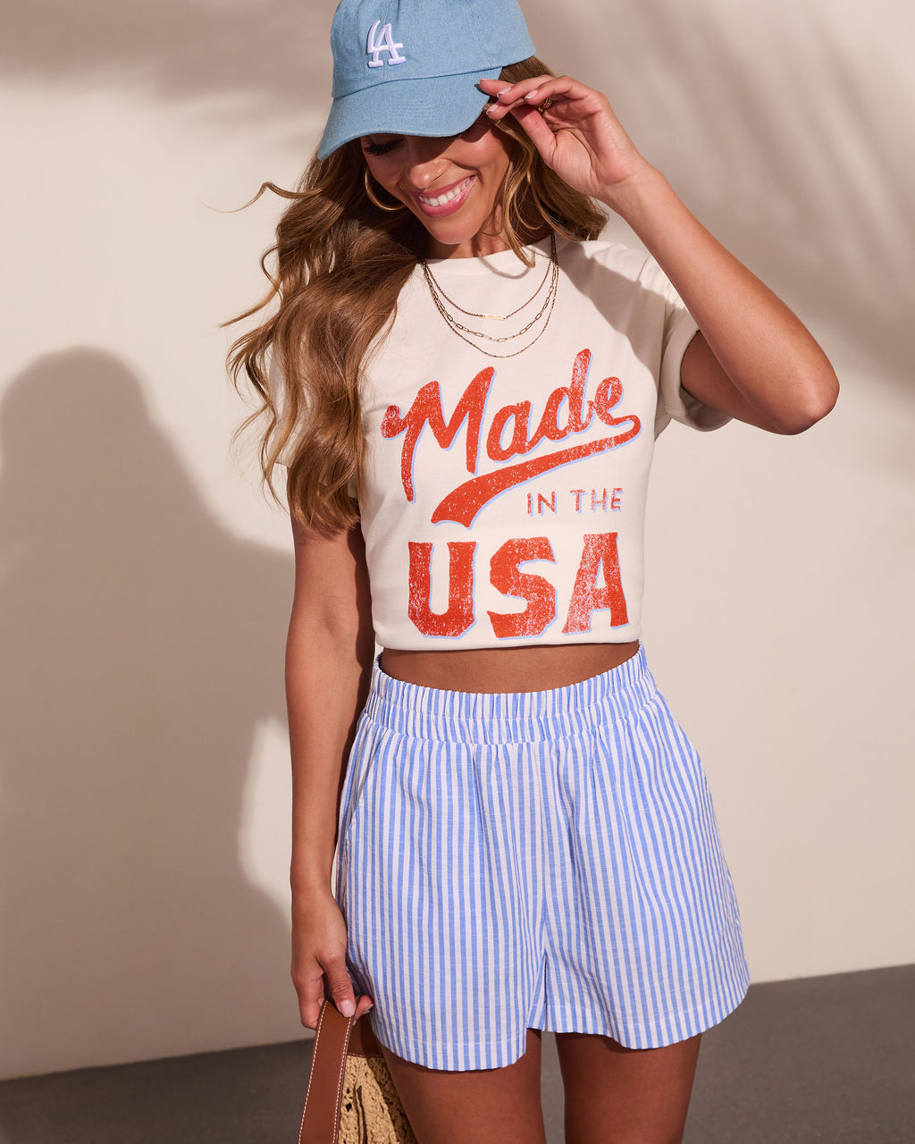 American Made Cotton Graphic Short Sleeve Tee