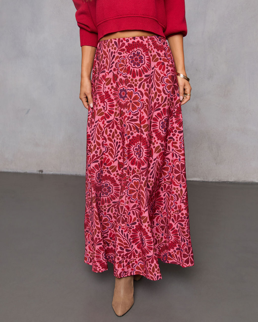 Amber Hour Maxi Skirt
