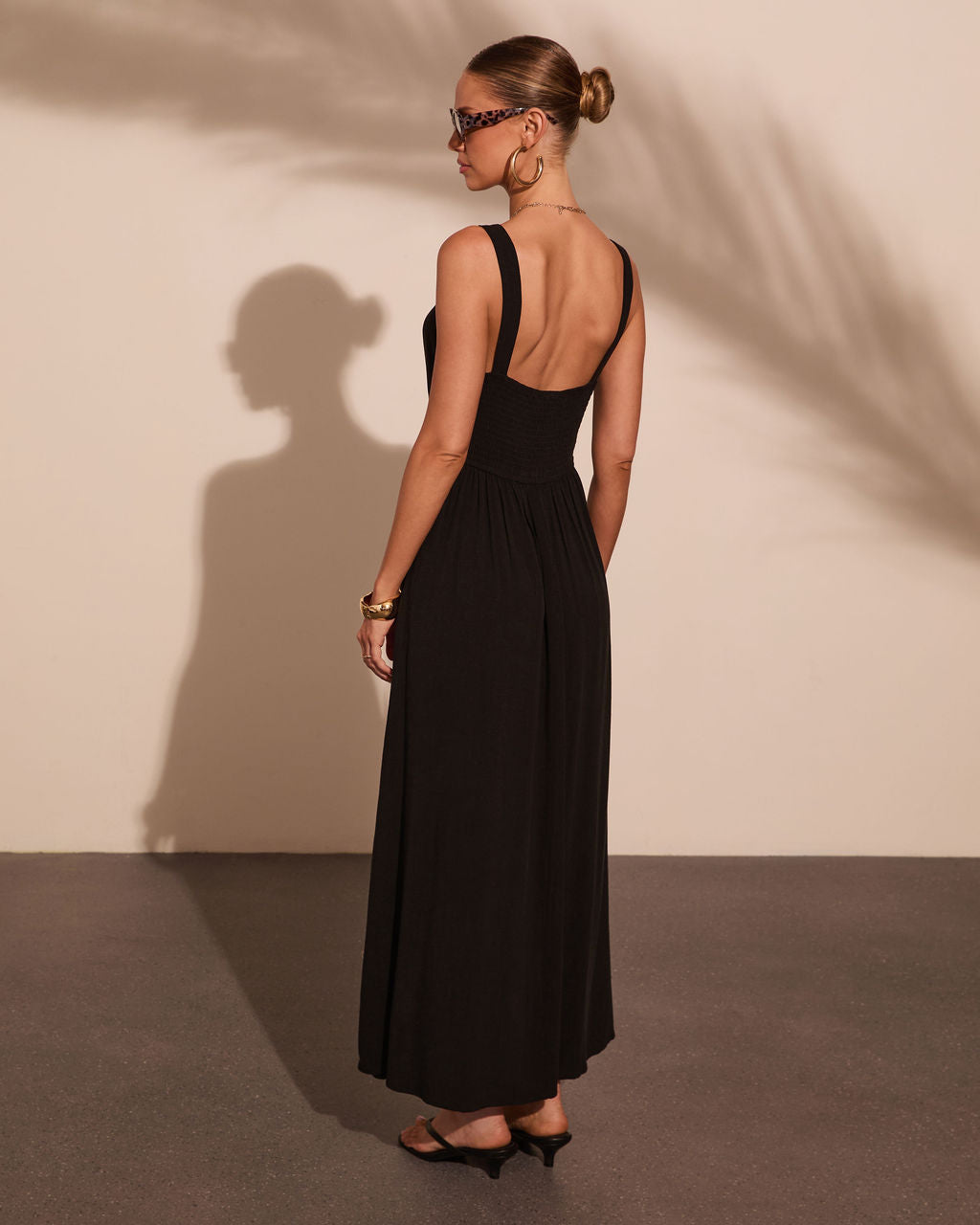 Anthem Avenue Linen Blend Maxi Dress