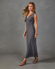 Adelina Lace Trim Maxi Dress
